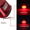 A03E-1 Pcs Motorcycle Modified Rear Tail Light LED Brake Light For  Motorcycles With Strong Penetrating Power
