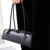French Niche Sausage Bag, Retro Underarm French Stick Bag, Genuine Leather Women's Handbag, Casual Commuting Versatile Shoulder Bag