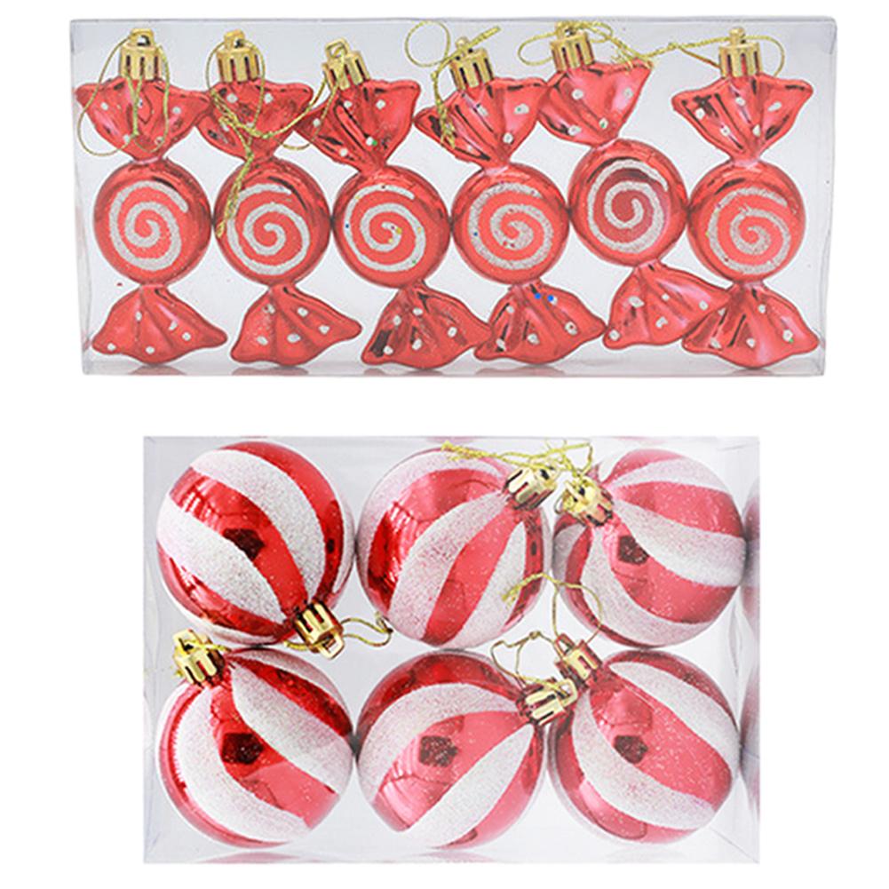 

Рождественские шары Ярко-красный Красивые праздничные украшения Подвеска на елку Добавляют праздничную атмосферу Красиво праздничные