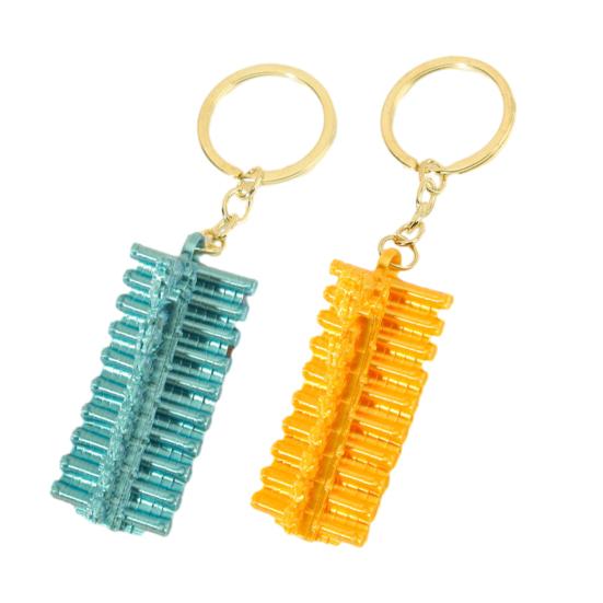 Keychain Pendant Forbidden City Rooftop Animal Keychain National Style Cultural Keyring Chinese Retro Auspicious Roof Animal Design Key Holder