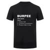 T Shirt for Men Crossfit Workout Burpee King T-shirt  Male Summer Short Sleeve  Harajuku  Redtube  Hunter X Hunter