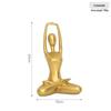 Nordic Lux Yoga Dance Figurines for Home Decor