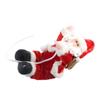 Hanging Merry Christmas Climbing Rope Plush Doll Toy Santa Doll Pendant Tree Ornament Santa Claus