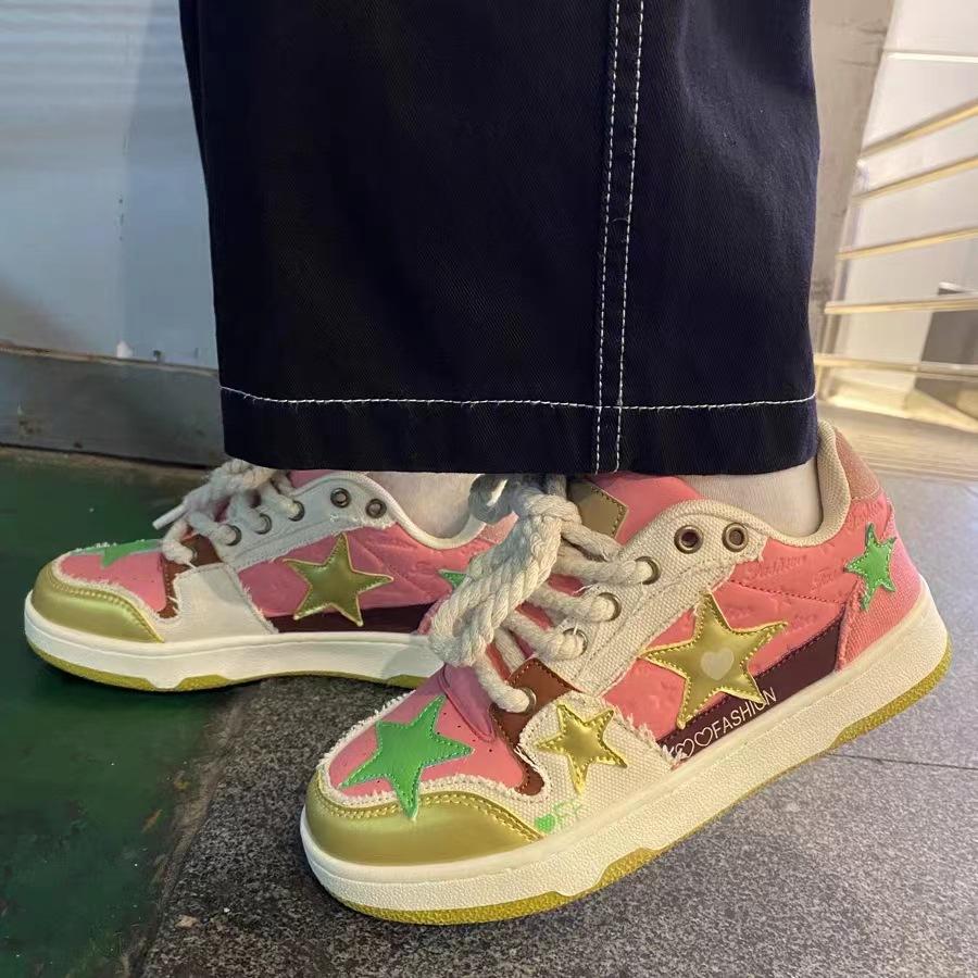 

Star Shoes Новые туфли для досок Студенческая повседневная спортивная обувь