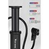 WEST BIKING Ultralight Portable Bike Pump MTB Road Bicycle Foot Pump Presta & Schrader Valve Cycling Tire Air Inflator With Hose