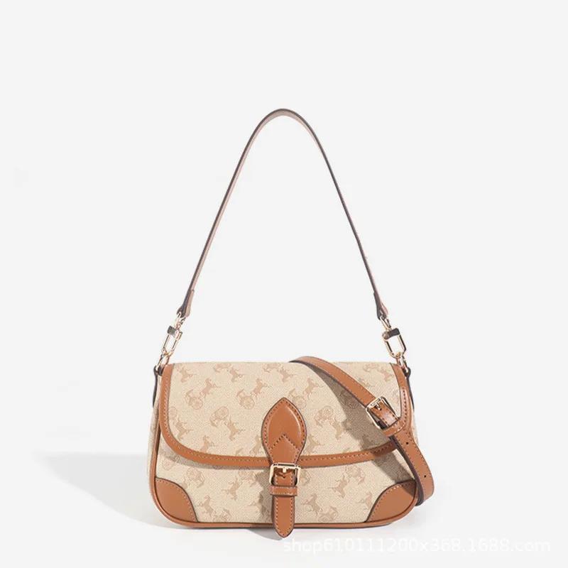 

Новая роскошная дизайнерская женская сумка из искусственной кожи в стиле ретро, маленькая квадратная сумка высокого качества, модная повседневная сумка через плечо