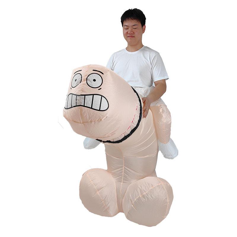 Inflatable Purple Eggplant Potato Costume For Adults Fun Party Dress Up Outfit