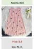 Women's Ice Silk Nightgown Set: Built-in Bra, Camisole, and Skirt - No Returns/Exchanges