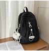 Schoolbag Backpack Women's 1011 Summer New Trend Middle School Student School Bag Large Capacity Short Trip Lightweight Travel Bag