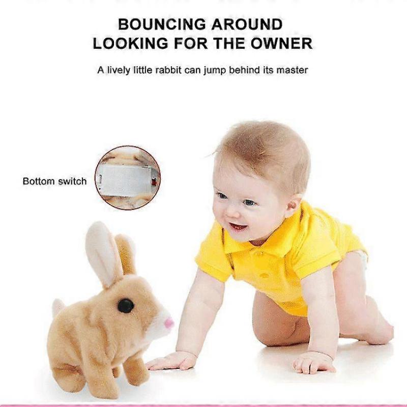 Educational Interactive Bunny Toys Bunnies Can Walk And Talk, Easter Plush Stuffed Bunny Toy Kids Christmas Gifts