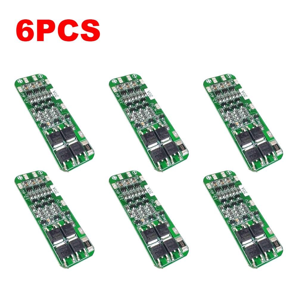 1-10pcs 3S 20A Li-ion Lithium Battery 18650 Charger PCB BMS Protection Board 12.6V 59x20x3.4mm Li-ion Battery for Drill Motor