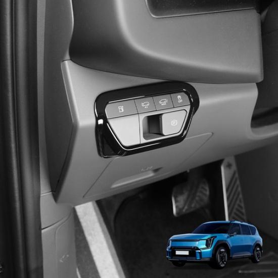 Car Headlight Adjustment Switch Button Panel Cover Trim For Kia EV9 2024 2025