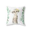 Cute Rabbit Giraffe Animals Children Room Decor Polyester  Cushion Cover Sofa Pillow  Home Decoration Throw Pillowcase