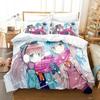 3D Print Anime Aikatsu Bedding Set Printed Bed Set With Pillowcase Bed Duvet Cover Soft Single Double Queen Super King Size