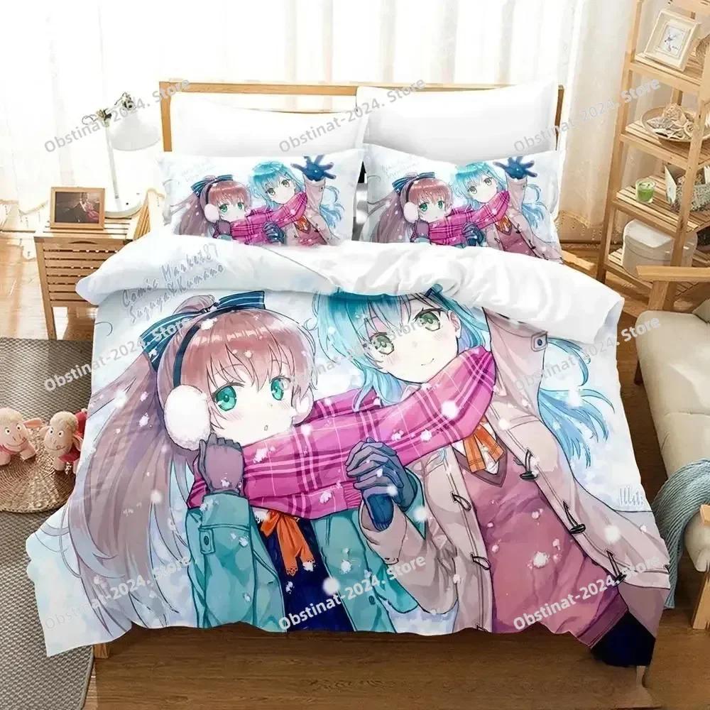 3D Print Anime Aikatsu Bedding Set Printed Bed Set With Pillowcase Bed Duvet Cover Soft Single Double Queen Super King Size