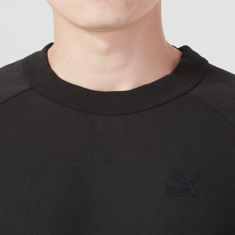 PUMA Sweatshirts Men's Black Crew Neck Thickened Regular 627451-01