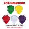 5PCS Waterdrop Shape Guitar Pick Multiple Size Available Random Assorted Color Guitar Pick Music Practice Performance Supply ZYF