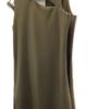 T_LOPLAN No sleeve slit Long dress F Khaki Brown Women Used