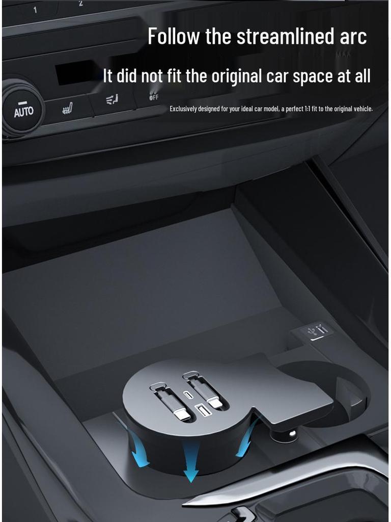 BMW X3/X4/IX3 Type-C Fast Charging USB Expansion Dock