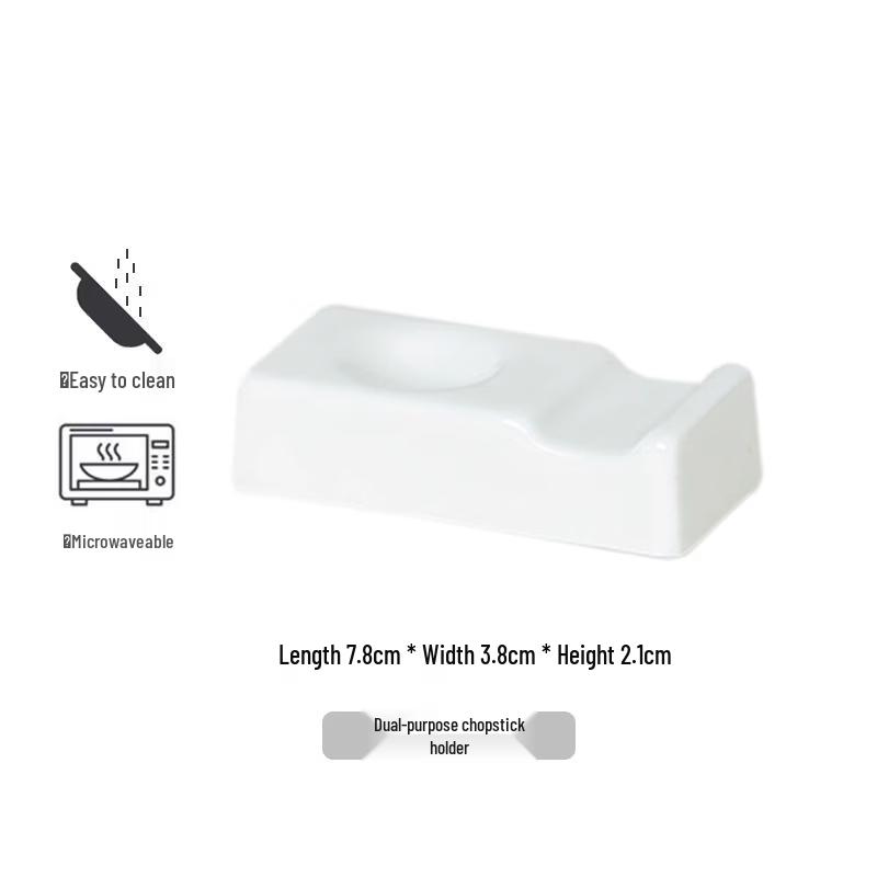 

Cartoon Bone China Dual-Use Chopstick Rests, 3-Pack