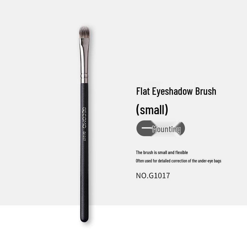 GECOMO Soft Hair Eyeshadow Brush - Round & Flat Head for Flawless Makeup Application