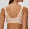 Women's Seamless Wireless Bra Comfortable Thin Design Full Coverage Underwear Anti-Sagging Lift Ribbed Bra Smooth Silhouette High Support Bras