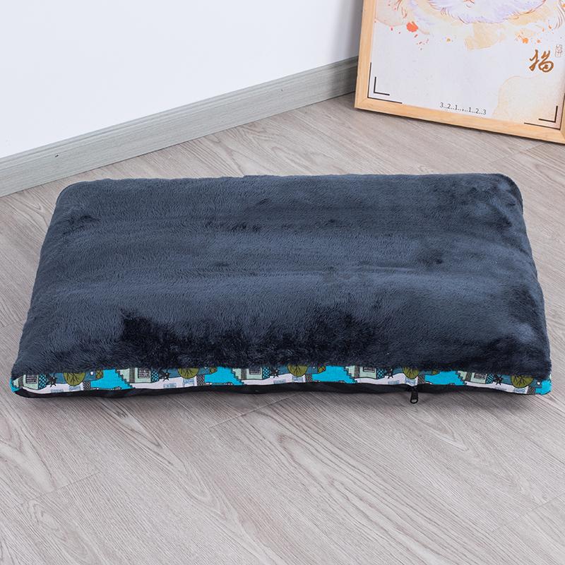 Four Seasons Pet Cushion: Thick Cotton Sleeping Pad for Cats and Dogs