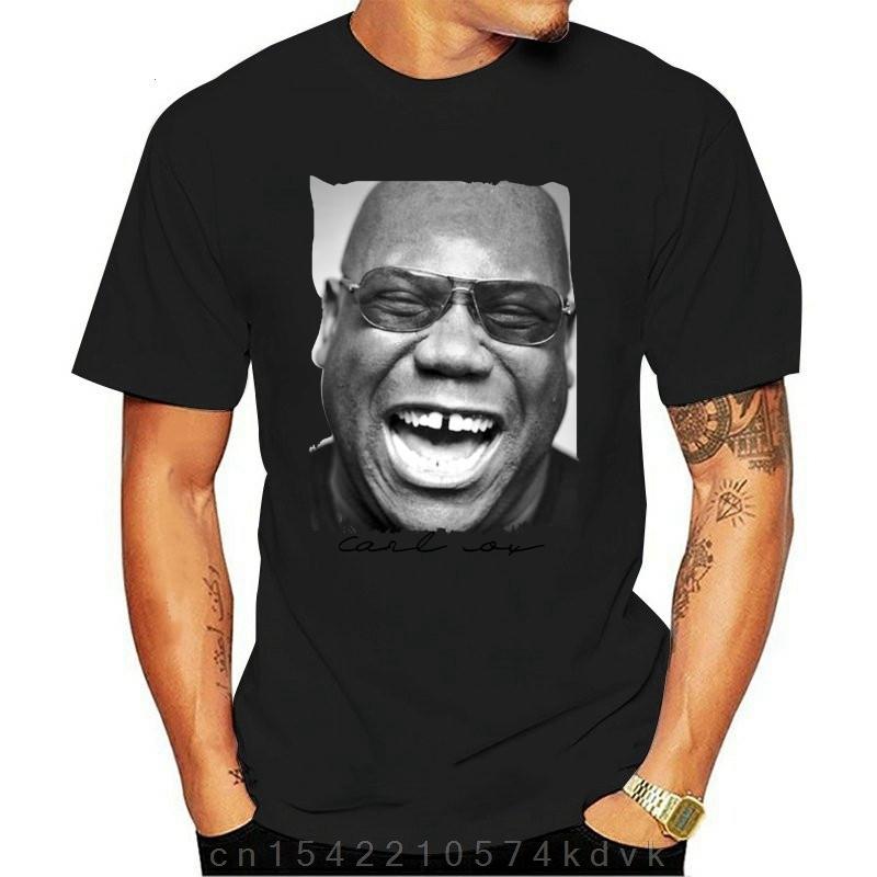 Dj Carl Cox Dj Maglietta Uomo Maglietta Bianca Regalo 2024 Nuova Girocollo 100% Cotone Divertenti Magliette a Fumetti