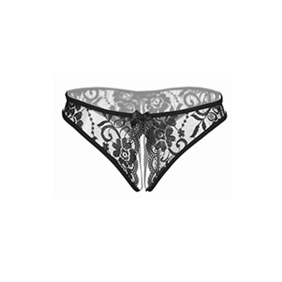 Sexy ženy, krajkové, měkké, rozkrokové kalhotky G-string spodní prádlo dárek