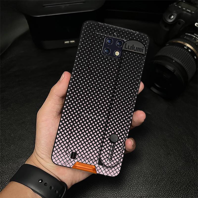 Commerce Masculine Phone Case For Oukitel WP6 Protective Wristband Geometry Waterproof Back Cover Anti-dust Silicone