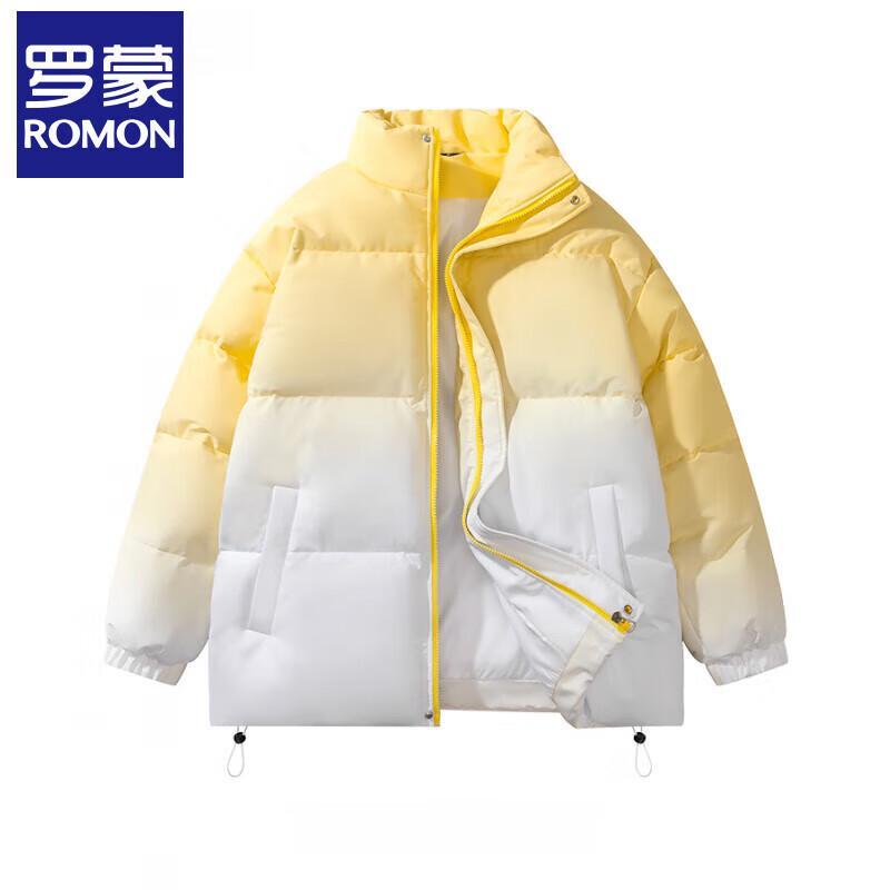 

Romon Men s Gradient Thick Puffer Jacket 3XL