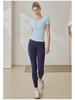 Women's 2026 Quick-Dry Yoga T-Shirt - Breathable, Slim Fit, Short Sleeve, with Chest Pads for Outdoor Fitness.