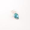 Blue Copper Turquoise Gemstone 925 Sterling Silver Jewelry Fashionable Pendant PP-56-43