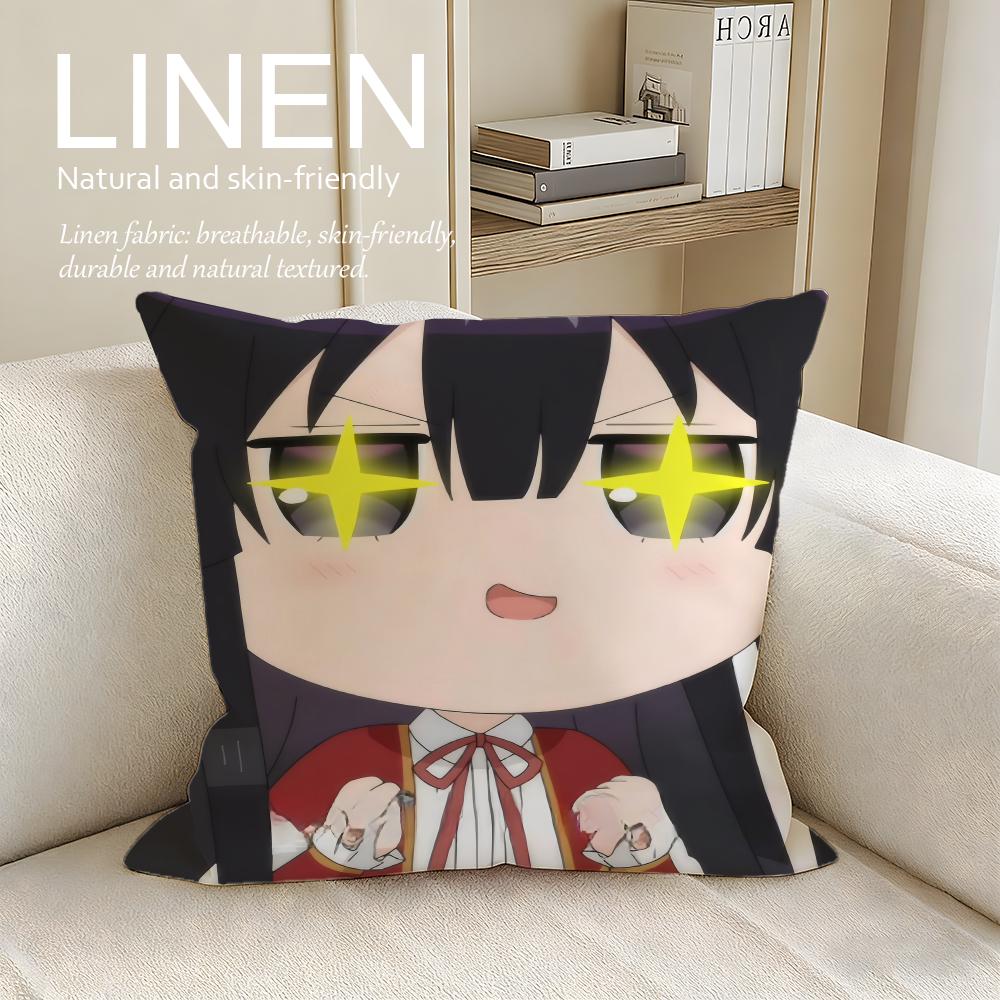 Fantasy Villainess Level Cushion Cover Pillowcase Set Pcs x x Breathable Washable Sofa Cushion Cover