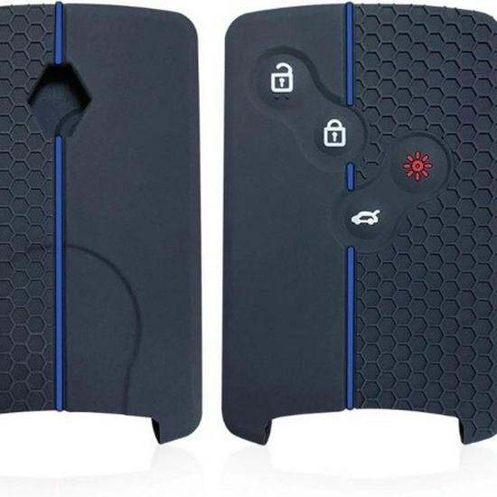 Renault Kadjar Smart 4-Button Silicone Key Cover for Koleos, Duster, Captur