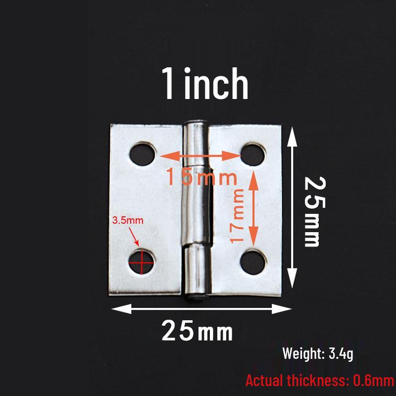 Stainless Steel Folding Casement Hinge for Doors, Windows, Wooden Boxes & Luggage (1-4 inches)