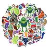 35pcs-50pcs Cute Sweets Stickers Fun Animals Teacher Reward Stickers Animal Stickers For Guitar DIY Skateboard Laptop Luggage