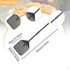 Aluminum Alloy Pizza Peel Kitchen Baking Tool Portable Cutting Board Paddle for Bread