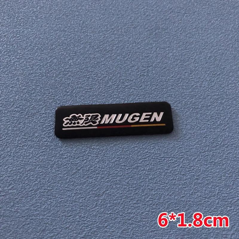 Car Aluminium Emblem Sticker Accessory For  Civic FIT Accord Prelude CRV 5th Mugen City CRZ CRX Jazz HRV Pilot Odyssey Insi