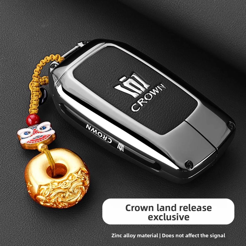 ANW1 2024 Toyota Crown Land Cruiser Key Set 14th Generation Special Product 13 Luxury Edition Automotive Parts 12 Buckle Case for Men
