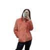 Autumn Winter Long Fleece Coral Fleece Cardigan Stand Collar Polar Fleece Jacket Warm Plush Coat Women