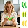 2Pcs Stress Relief Simulation Banana Toy Anti-Anxiety Color Changing Banana Squeeze Toy Slow Rising Fruit Fidget Sensory Toy Office Worker Gift