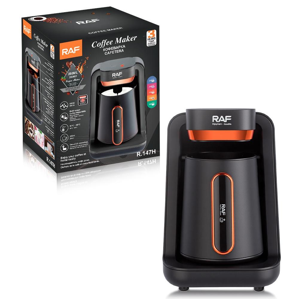 Home Heated Coffee Cup 280ml Turkish Coffee Pot Portable Office Coffee Tea Maker