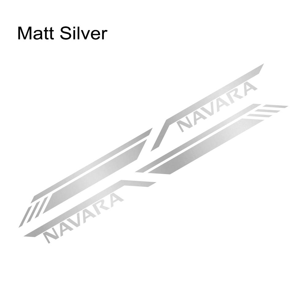 Car Trunk Side Sticker For Nissan Navara D40 D22 D23 NP300 Pickup Truck Stripes Style Decals Vinyl Cover Auto Tuning Accessories