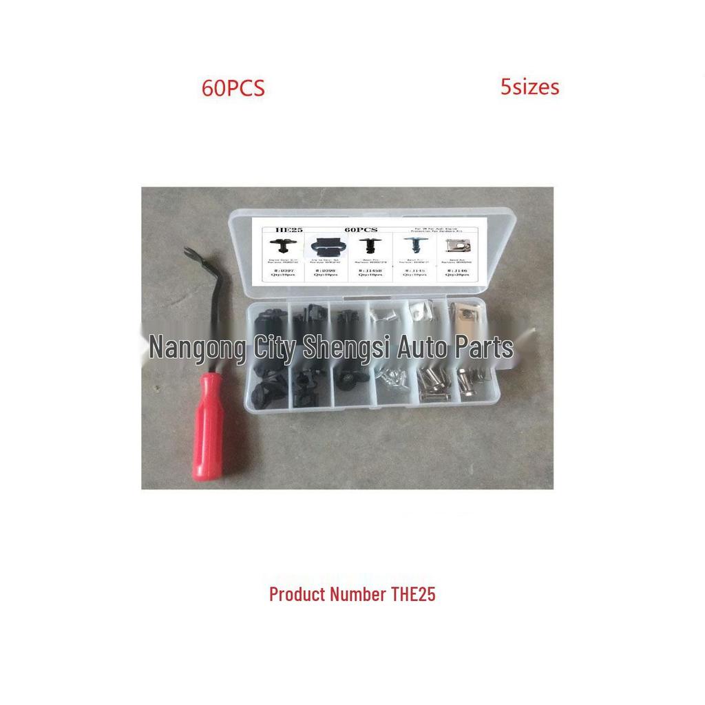 120pcs Car Door Panel Clips for Volkswagen Tiguan, Passat, and Magotan - Decorative & Installation Fixing Buckles