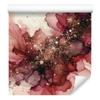 Ink Red, Burgundy and Coral Wallpaper for Living Room and Bedroom 50x1000
