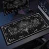XXL HD Gothic Pattern Black Mouse Pad Rug Large Computer Office Game Table Rubber Anti-slip Keyboard Desk Mat 400x900mm MousePad