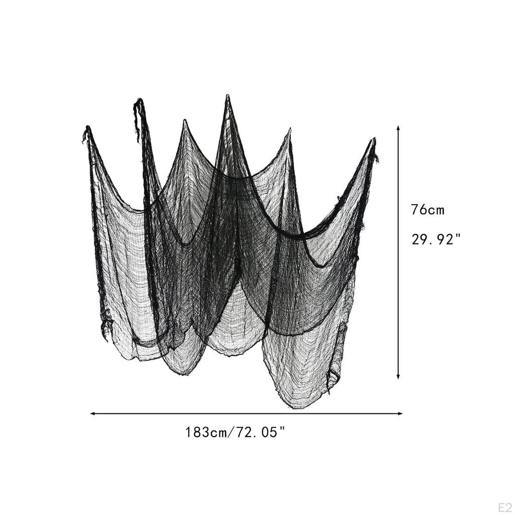 Creepy Halloween Fabric Decor for Spooky Home Atmosphere