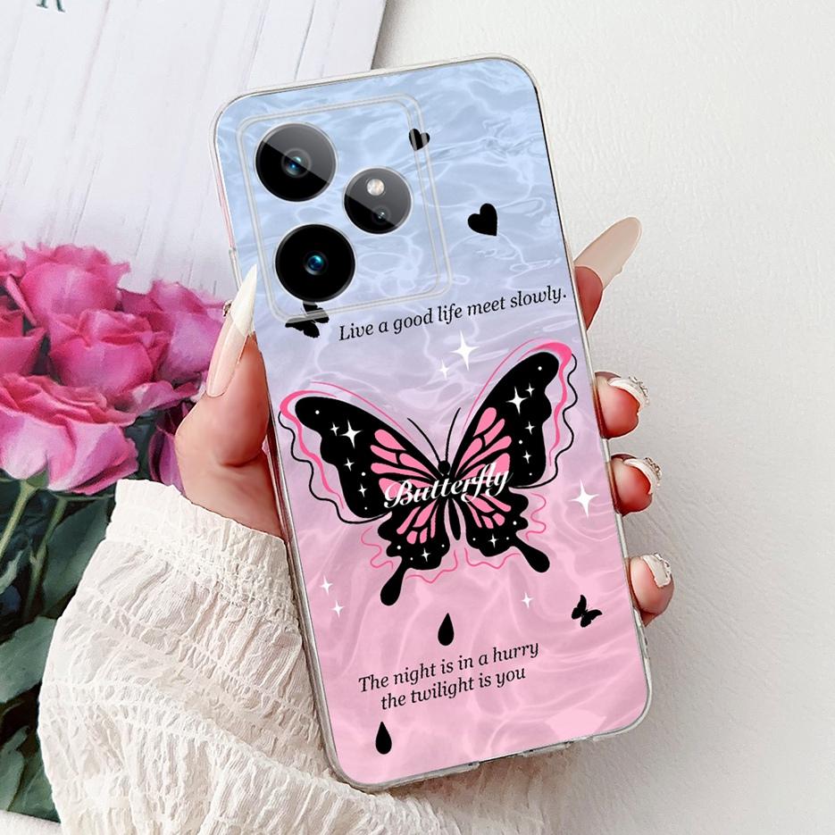 For Realme GT7 5G Case RMX5061 New Luxury Painted Cover Soft Slim Phone Case For Realme GT 7 Pro GT7 T RealmeGT 7T Fundas Bumper