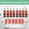 Stainless Steel Rv Refrigerator Tension Rods Adjustable Corner Storage Bar RV Secure Bars